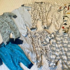 (9) Baby sleepers 0-3/3 months